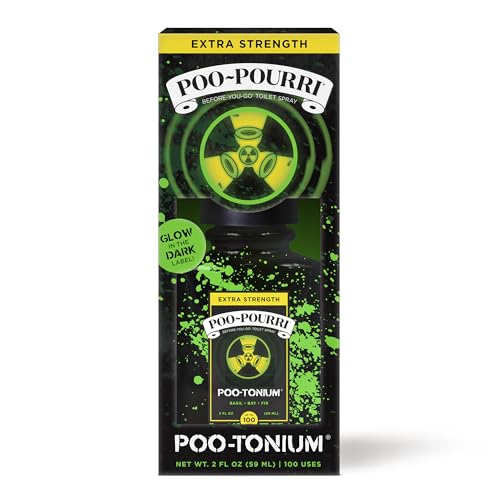 Image of Poo-Pourri Before-You-Go Toilet Spray, Extra Strength Poo-Tonium, 2 Fl Oz - Basil, Bay and Fir