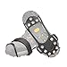 Pteanecay 1 Pair 11 Teeth Crampons Non-Slip Ice Snow Climbing Anti-Slip Shoe Covers for Ice Snow, Winter Hiking Climbing,XL