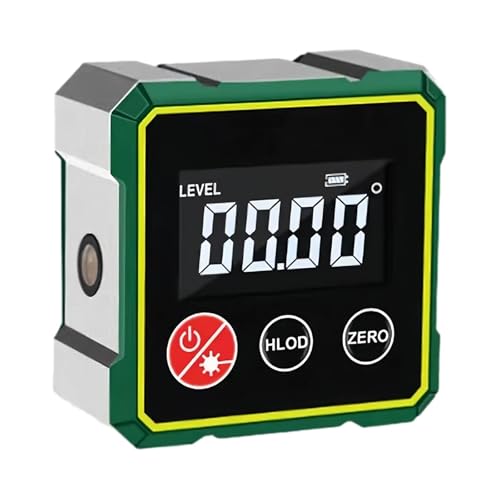 Buscador de ángulos digital con base magnética y LCD miniatura 1