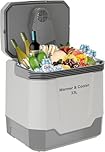 35 Quart (33 L) Electric Cooler & Warmer,12 Volt Car Refrigerator,Portable Fridge Freezer,32℉-131℉ 12V DC and 110V AC for RV Travel Truck,Boat,Camping,Road Trips,Tailgating