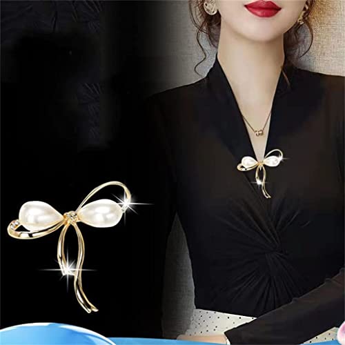 Brooch Bow broches vêtements fixes clips collier épingle à revers châle - 3