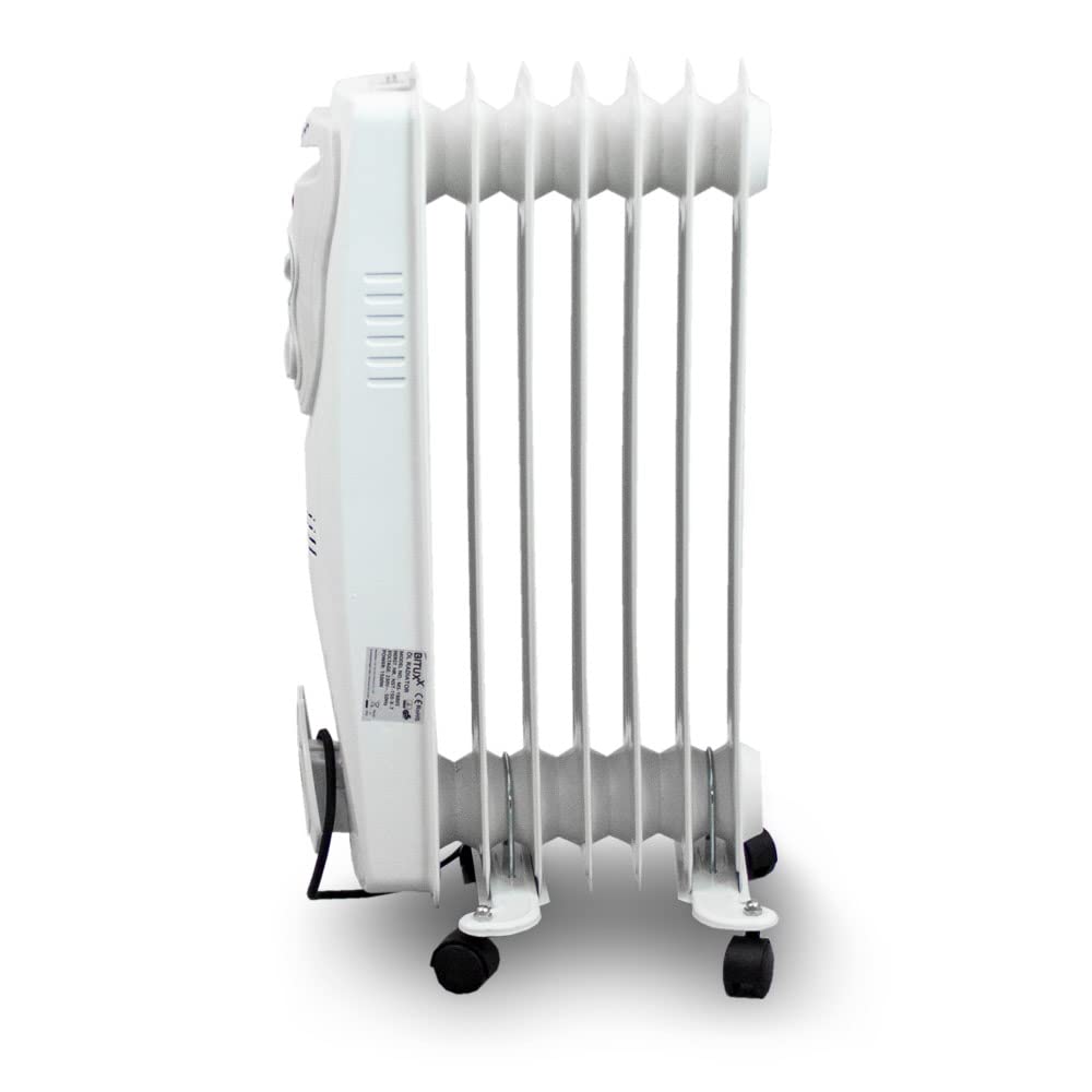 Bituxx 2500W elektrischer Ölradiator Öl Radiator Heizkörper 3 Heizstufen (2500, watts)