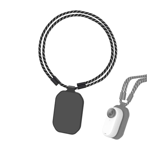 Magnetic Necklace Neck Mount for DJI OSMO Nano, for Insta 360 Go 3S/Go 3 Action Camera for DJI Mic 3/2/Mini Series Wireless Lavalier Microphone - Hands-Free Adjustable Holder Lanyard