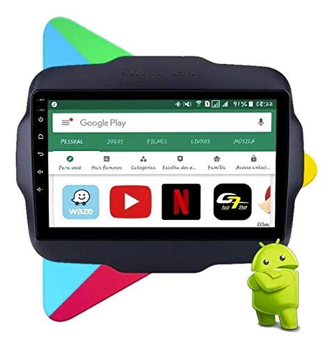 Multimidia New Jeep Renegade 9'' Polegadas Pcd 2018 19 20