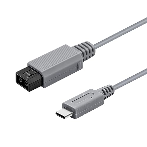 Wigearss 6.5Ft Type C Power Charge Cable for Wii, Gray