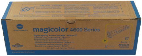 Toner jaune 8000 pages Konica Minolta pour des impressions nettes sans trace