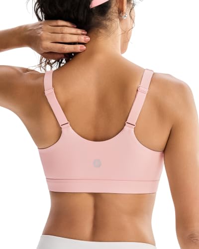 Image of RUNNING GIRL Adjustable Sports Bras for Women High Support,Full Coverage Molded Cup Sports Bra High Impact Workout Gym