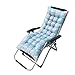 Hao-zhuokun Coussin Chaise Longue Bain de Soleil,Tapis de Transat pour Patio,Coussin pour Pliable Portable Chaise Longue de Jardin,Coussin transat,avec Capuchon Antidérapant