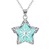 ELOI Magical Fairly Star Charm Steampunk Glow in the Dark Necklace Pendant Gifts for Teens Girls Lovers …
