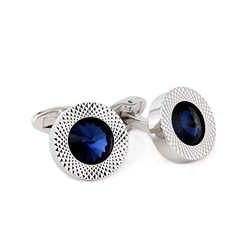 Image of S&W Wedding Cufflinks for Men Cuffs with Gift Box Business for Tuxedo Shirt