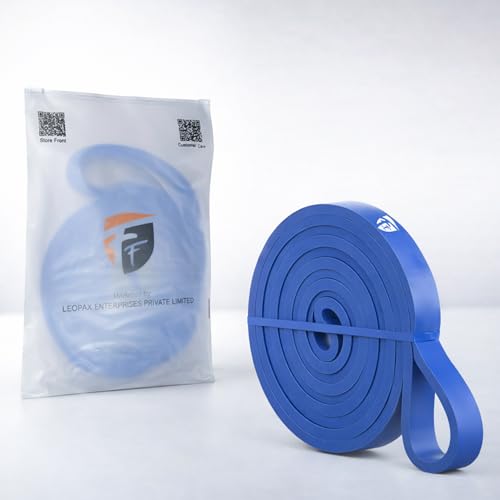Image of FirstFit Natural Rubber Pull Up Band, Exercise Resistance Bands for Strength Training, Home Fitness, Crossfit, Stretch Exercises, Powerlifting Stretch Band (Medium: 25-65lbs)