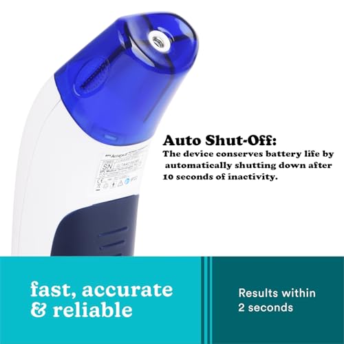 Image of BPL Medical Technologies Accu Digit Non Contact Dual Infrared Thermometer for Babies and Adults with Color Coded Fever Guidance - (White)