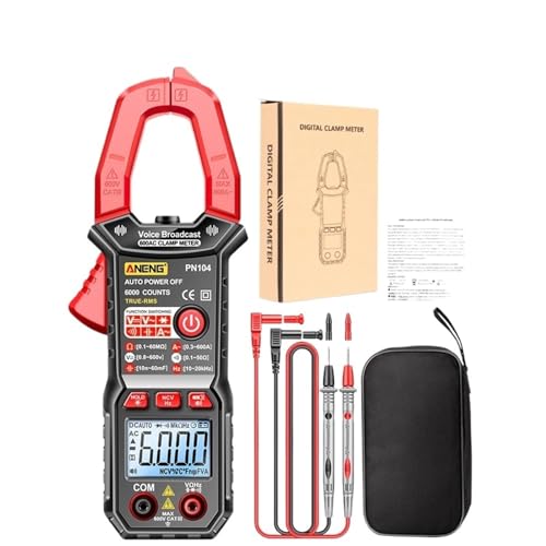 Pinza Amperimétrica PN104 Medidor AC Corriente Multímetro Transmisión Medidor AC DC Voltaje Tester Auto Amp Hz Capacitancia NCV Ohm Tester Herramientas miniatura 2