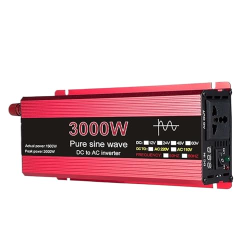 Inversor de onda sinusoidal pura 3000W para evitar apagones en el hogar