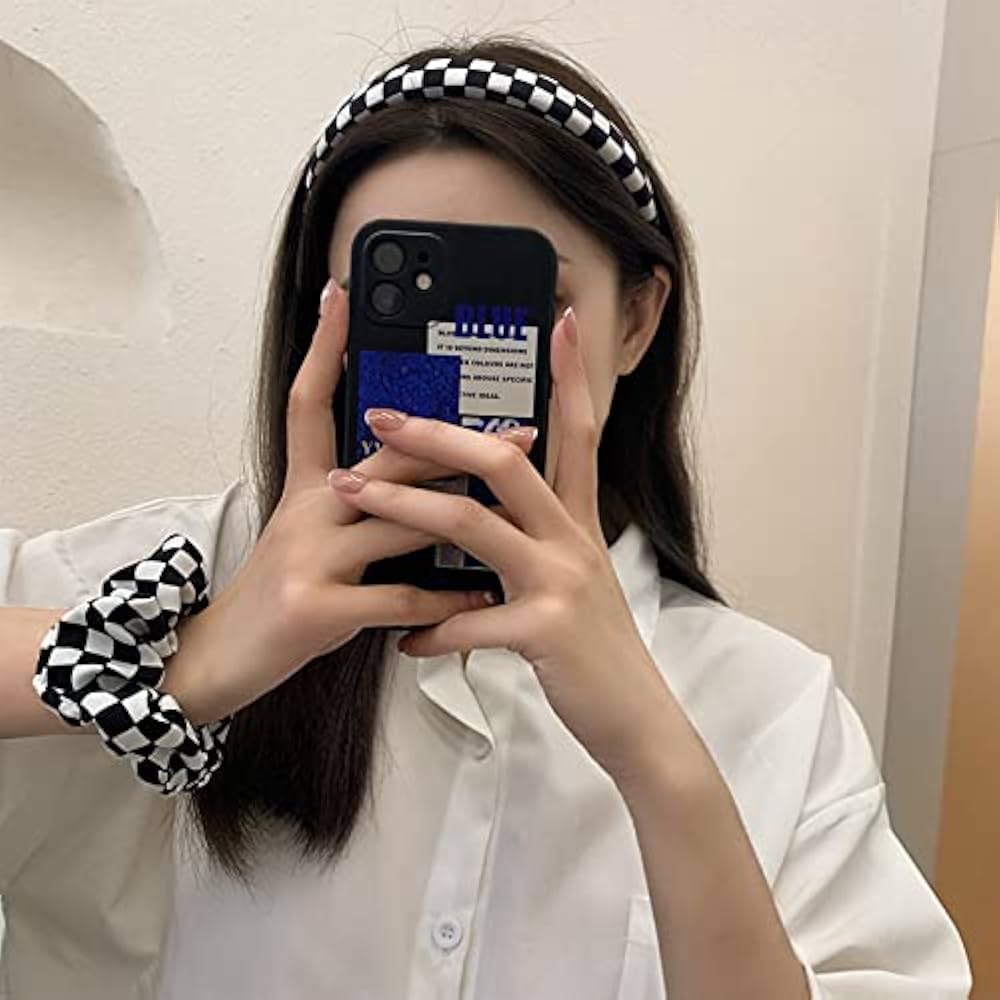 Amazon.com : YALLNASL Buffalo Plaid Check Headband for Women