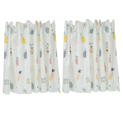 Rideau de salon en coton double couche lot de 2 - 2