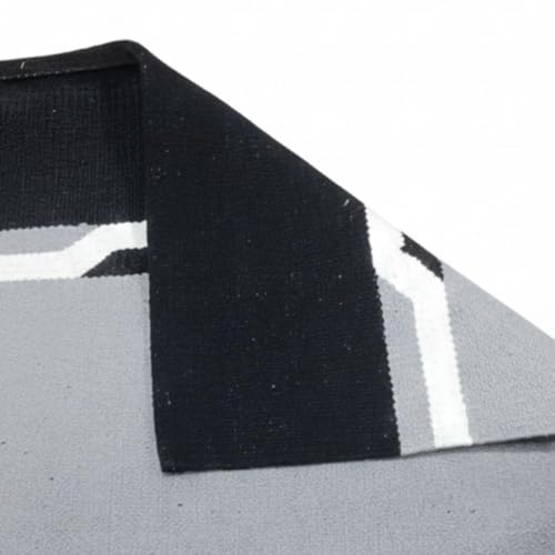 Image of Pure cotton anti-skid, machine wash yoga mat. 73inches x 24inches, 5mm thickness (5mm (Grey))