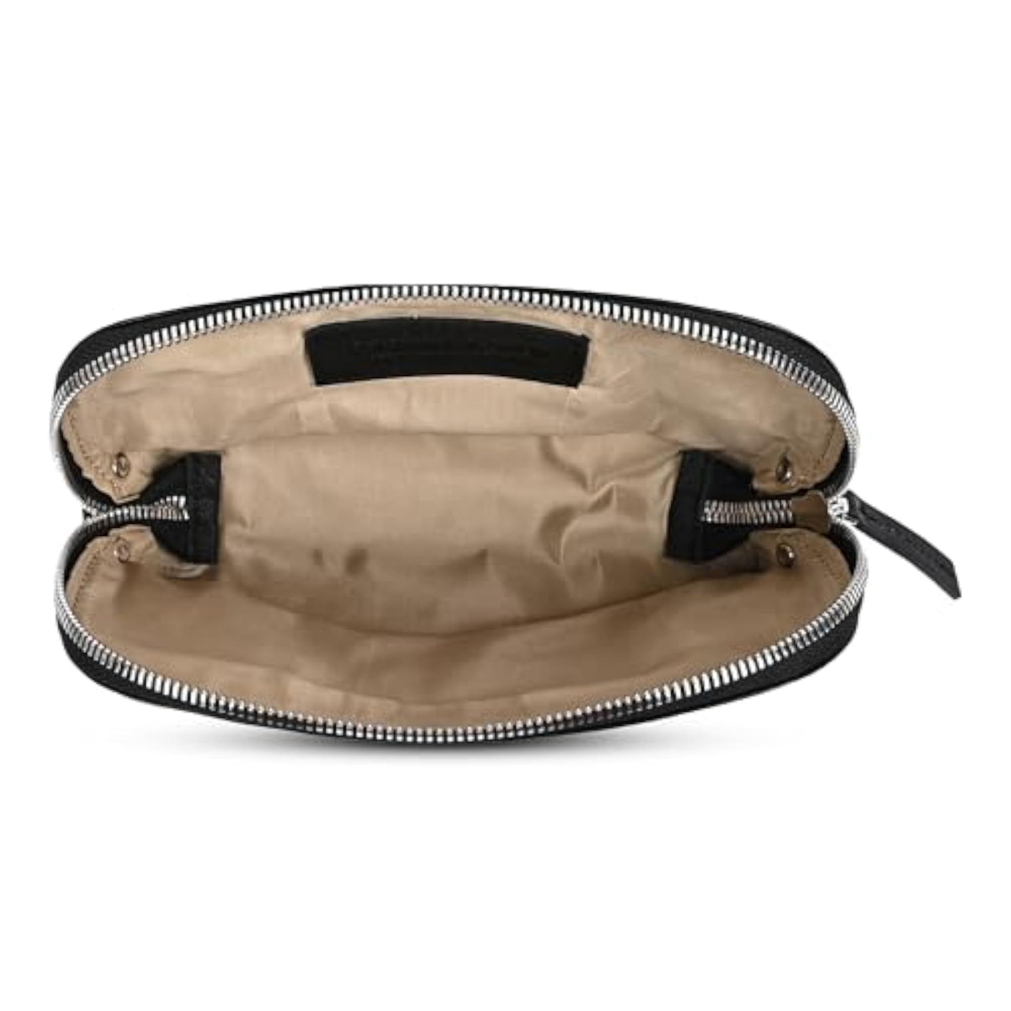 Genuine Leather Makeup Pouch, Cosmetic Clutch Organizer