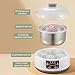 Probiotic Yogurt Machine Fully Automatic Yogurt Machine 1.2L, Timer and Constant Temperature Control, Food grade stainless steel liner with 5 Glass Jars for Homemade Greek, Vegan or Flavored Yogurt