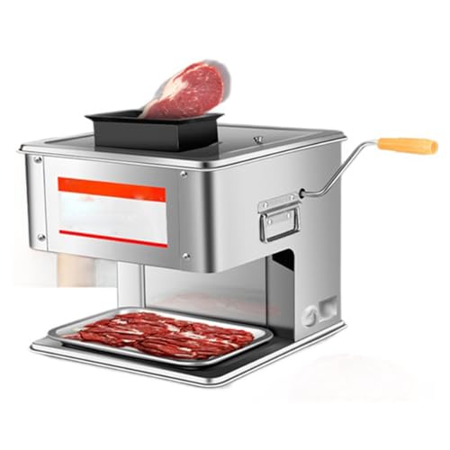Máquina eléctrica y manual para rebanar carne de acero inoxidable