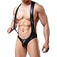 YUFEIDA Herren Jockstrap Trikot Unterwäsche Jumpsuits Wrestling Singlet Body L