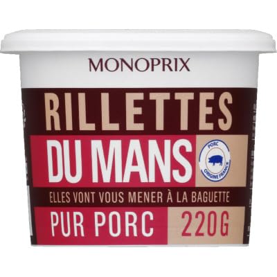 Monoprix Rillettes Du Mans - La boite de 220g