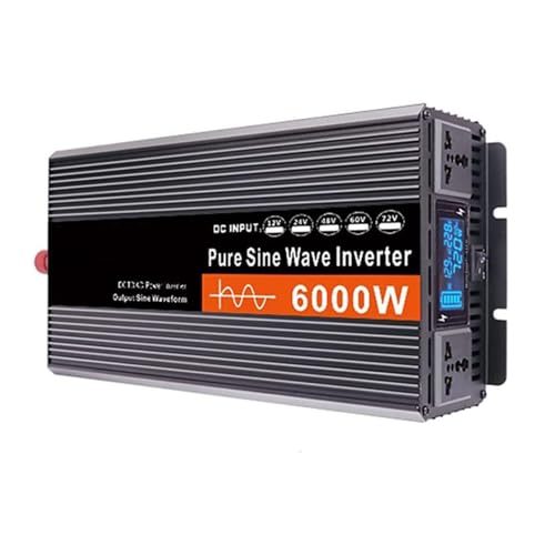 Convertisseur de puissance 6000W pure onde sinus pour éliminer les pannes