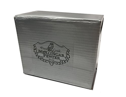 Mullingar Pewter Jewelry Box With Irish Claddagh Design #TOP6