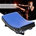 Qcwwy Taekwondo Curved Foot Target Shockabsorbing Kick Boxing Pad for Professional Training Space Leather + EVA Foam for Boxing Practice (Blue)