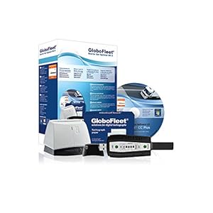 GloboFleet Starter Set Optimal DK II für kleinere und mittlere Unternehmen zum auslesen, auswerten und archivieren der Fahrerkarte, Chipkartenleser und 8GB Downloadkey II