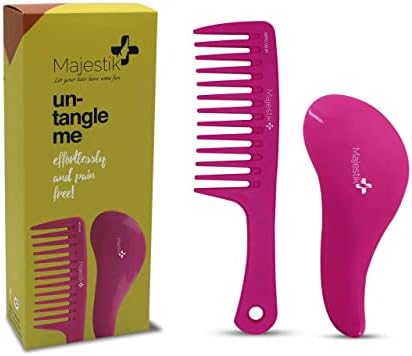 Detangling HairBrush for Tangle Free Hair - Best Glide Thru Detangler Brush for Women, Girls and Kids for Wet, Dry, Fine, Afro, Thick, Wavy, Curly or Thin Hair Types in Blue