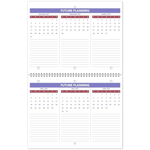 at-a-glance 2026 wall calendar 8534 x 1134 small unruled blocks monthly pm1702826