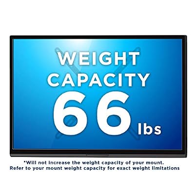 Mount-It! VESA Mount Adapter Kit | TV Wall Mount Bracket Adapter Converts 200x200 mm Patterns to 400x200 and 400x400 mm | Fits Most 32 Inch to 55 Inch TVs | Hardware Included