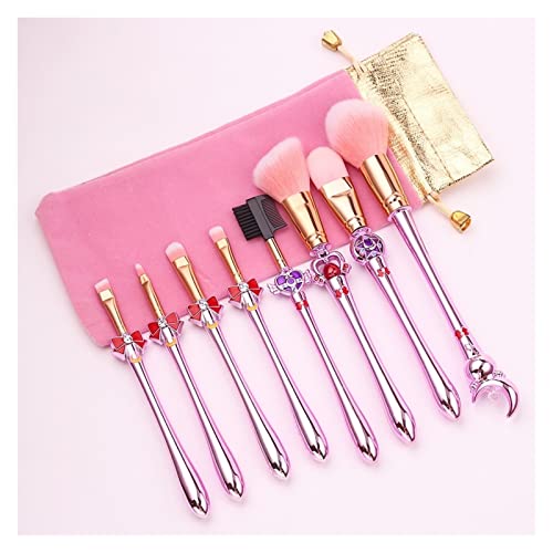 Kit pinceaux de maquillage Sailor Moon violet idée cadeau idéale pour les fans de maquillage