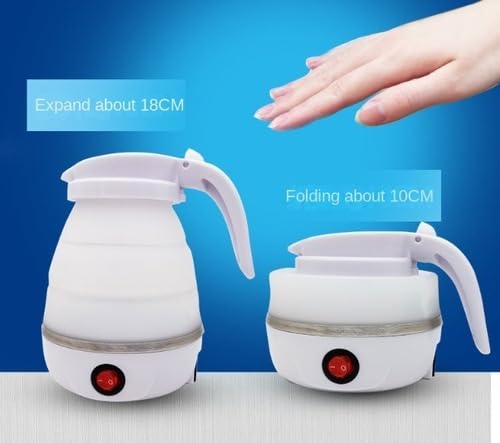 Chaleira dobrável de silicone para casa de viagem Chaleira elétrica portátil automática