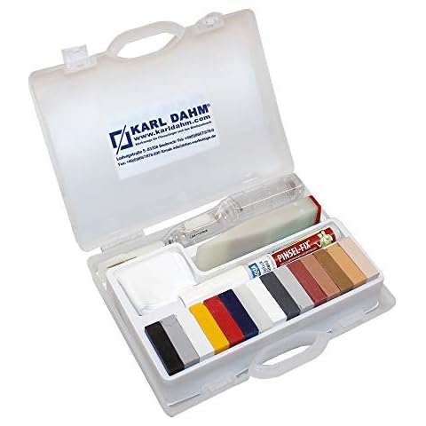 Karl Dahm Fliesen-Reparatur-Set für Wand- & Bodenfliesen I Fliesen-Reparatur-Kit zum Ausbessern & Reparieren von Fliesen & Feinsteinzeug I Perfektes Instandsetzen inklusive Versiegelung - 12090 Cover
