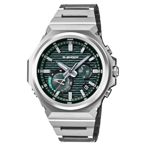 Casio Mens G-Shock G-Steel GST-B1000 Series Green Dial Stainless Steel Watch GSTB1000D-3A