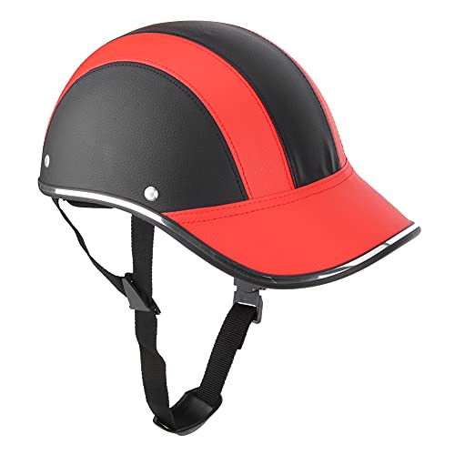 Gorro de seguridad para ciclismo de material ABS resistente Rojo 6