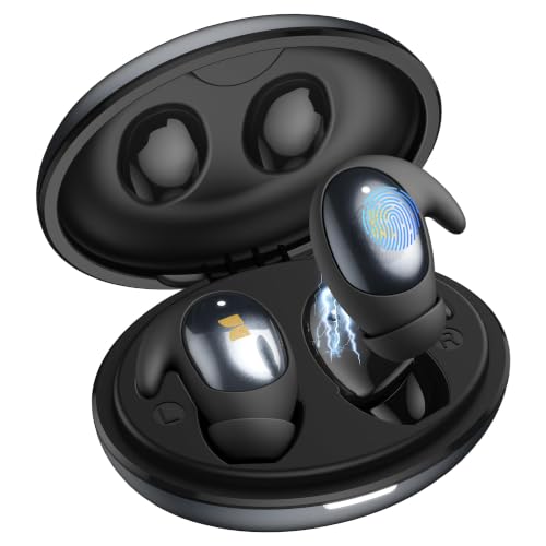 Monster Sleep Ear100 - Sleep Headphones with Stereo Sound Side Sleeper Design 32 Hours Playtime Bluetooth 6.0 ENC Noise Cancelling Mini Earbuds