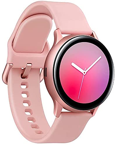 Preisvergleich Produktbild Samsung Galaxy Watch Active2, Fitnesstracker aus Aluminium, großes Display, ausdauernder Akku, wassergeschützt, 40 mm, Bluetooth, Gold