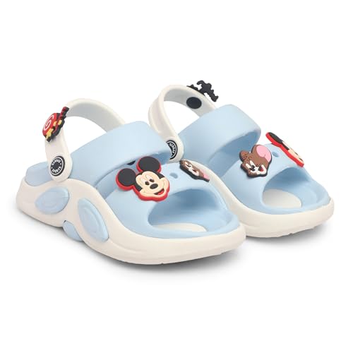 Image of Kids Cartoon Character Sports Sandals Lightweight Soft Sole Slip-On Sandals with Adjustable Back Strap for Boys & Girls