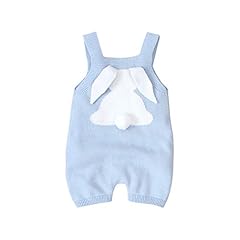 Back Bunny Onesie- Blue