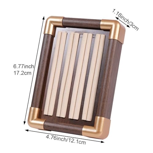 Étui de rangement pour bagues en bois évitant les rayures de bijoux