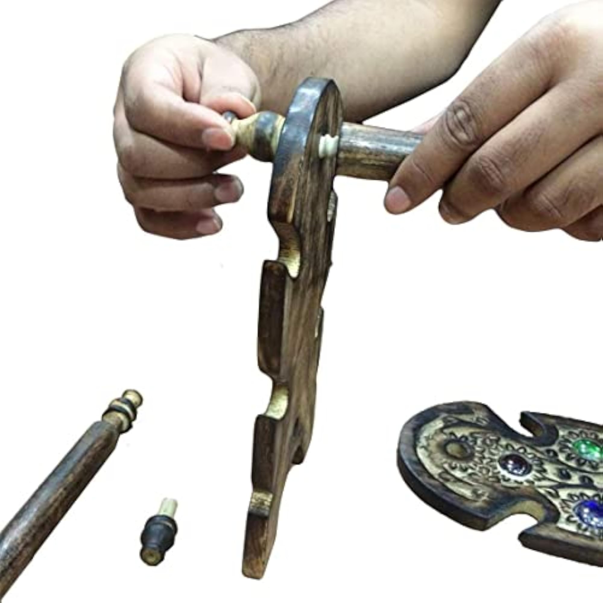 Wooden Handmade Bangle Stand for Jewellery Display