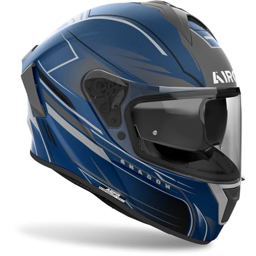 AIROH Spark 2 Shadow Blue Matt L casco integral moto visera solar 2