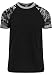 Produktbild Urban Classics Herren Raglan Contrast Tee T-Shirt, blk/darkcamo, 2XL
