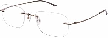 Charmant Eyeglasses TI8600 TI/8600 BR Brown Rimless Optical Frame 19x140mm