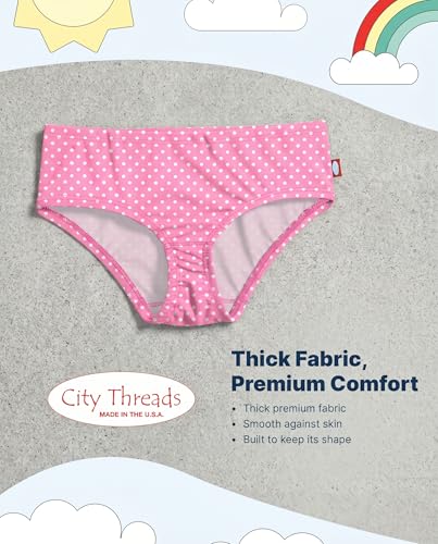 Image of City Threads Girls Bikini Bottoms Toddler Through Teen Sizes