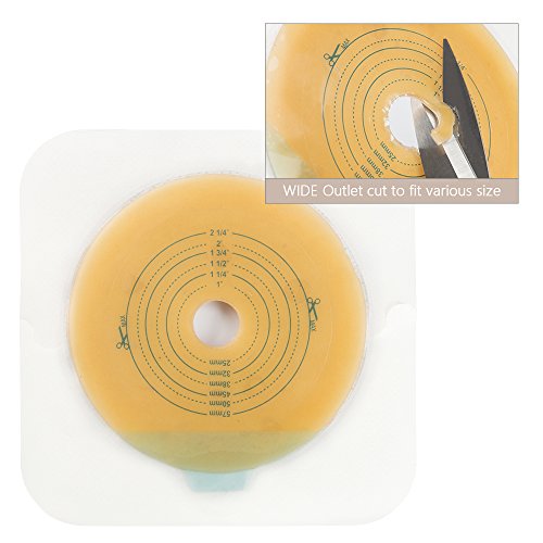 image for CARBOU Adhesive Skin Barrier with Non-Woven Border for Two-Piece Colos