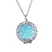 Rinhoo Round Steampunk Fairy Magical Fairy Glow in the Dark Necklace